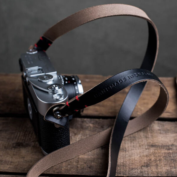 Kensington Leather Camera Strap (Black)
